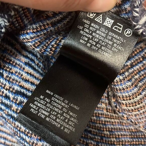 EUC Anthropologie Moth Cabine Crewneck Sweater 3/4 Sleeve  Multi Women's Small - Picture 8 of 13